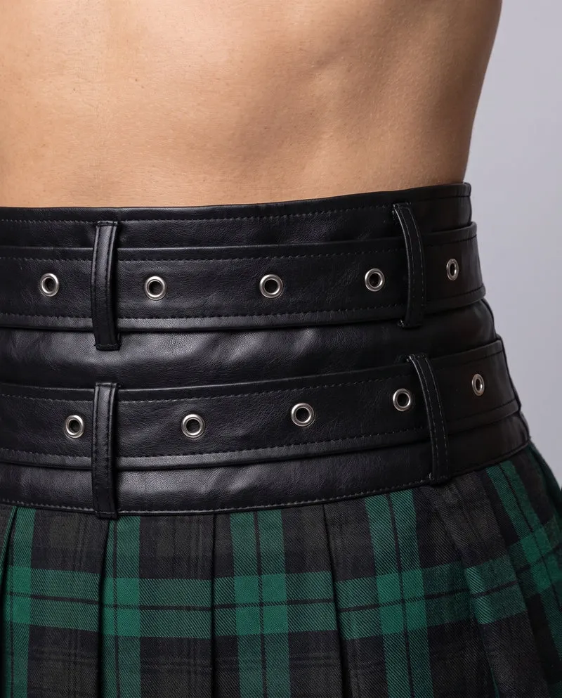 Damen Faltenrock mit asymmetrischem Schnitt und dekorativen Details Nord Taschen
