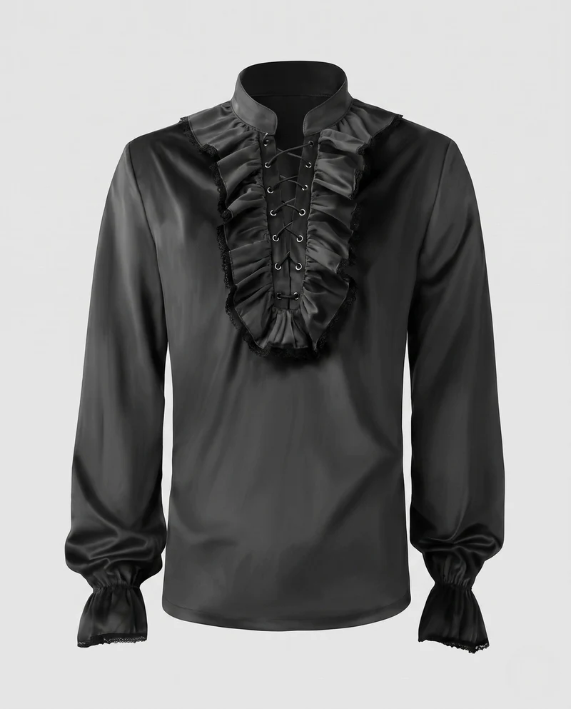 Damen Rüschbluse mit eleganten Details Nord Taschen