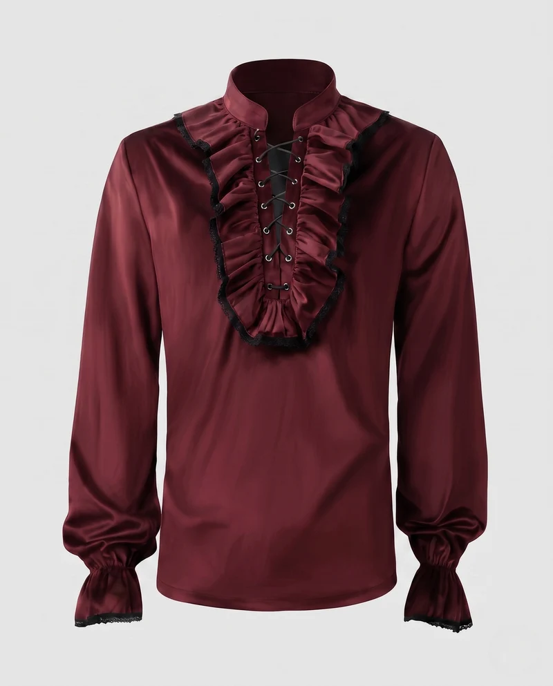Damen Rüschbluse mit eleganten Details Nord Taschen