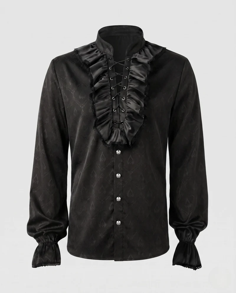 Damen Rüschbluse mit eleganten Details Nord Taschen