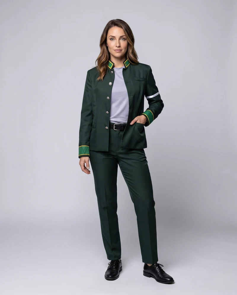 Damen stilvolle Herrenjacke im historischen Design Nord Taschen