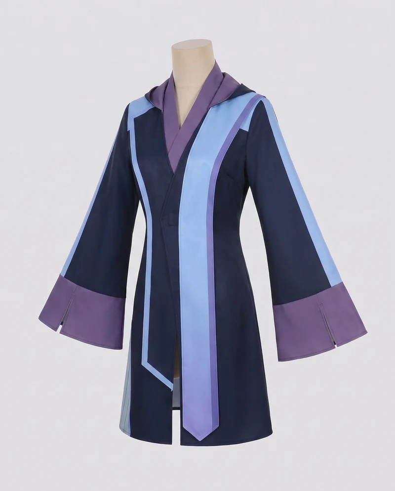 Damen traditionelle Kimono-Kleid mit blühenden Akzenten und fließenden Ärmeln Nord Taschen