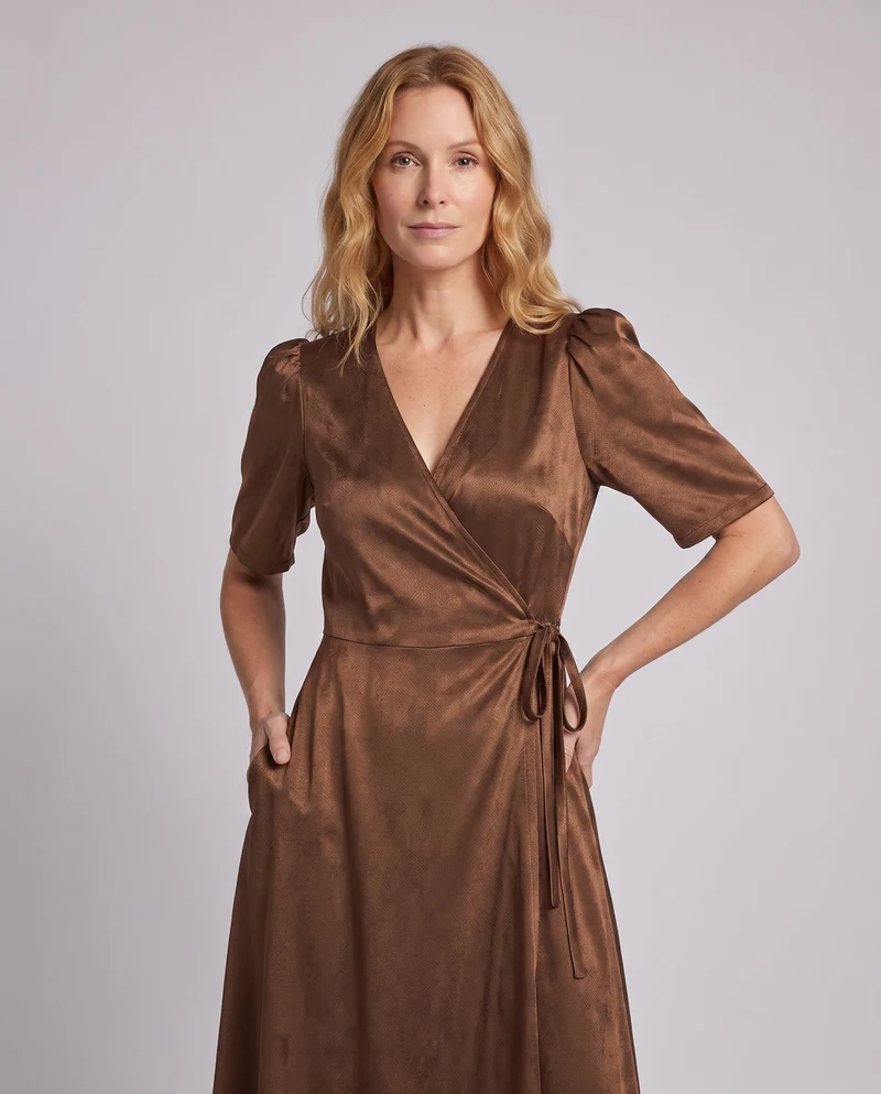 Damen Wickelkleid mit elegantem Design Nord Taschen
