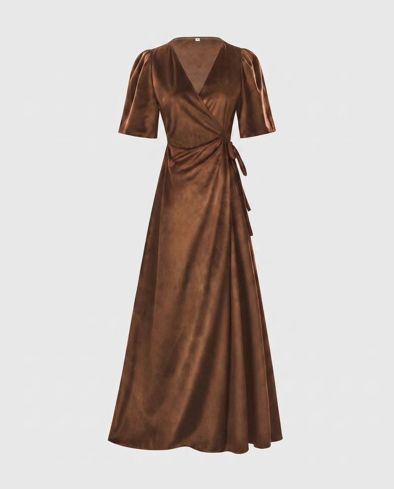Damen Wickelkleid mit elegantem Design Nord Taschen
