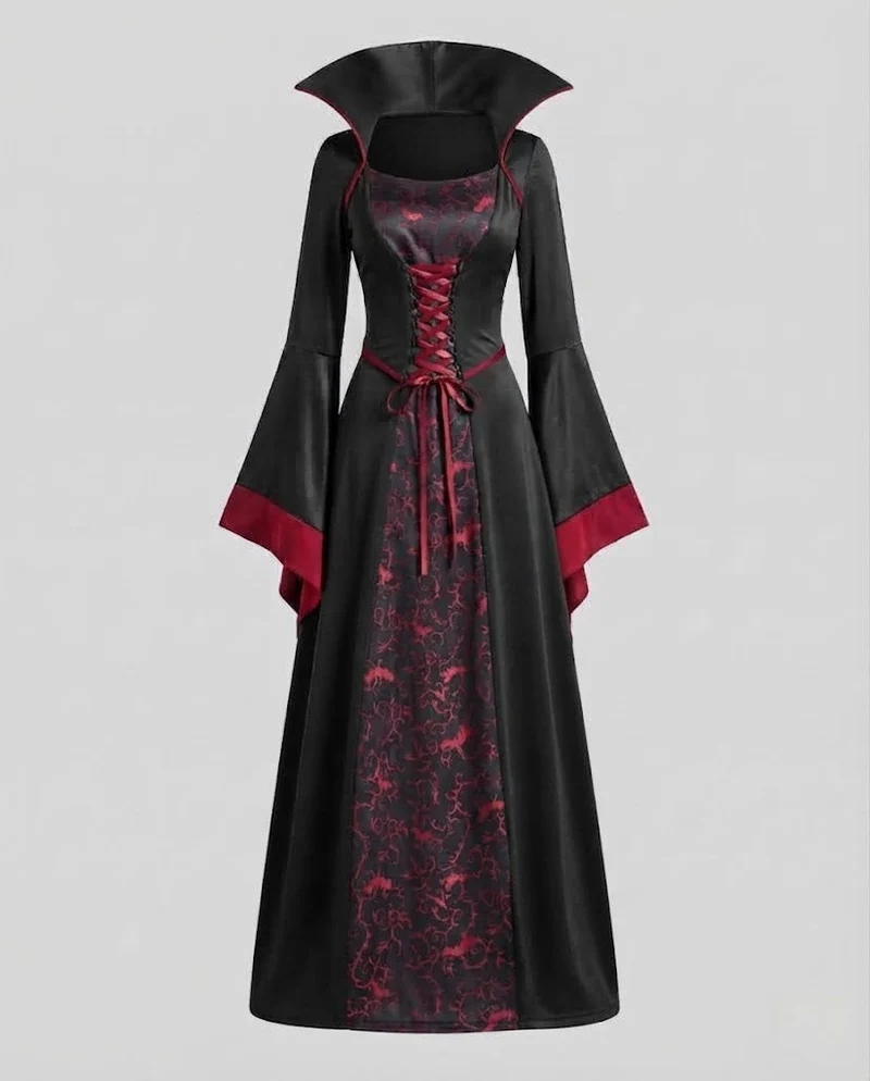 Frauen dramatisches Vampirkleid Nord Taschen