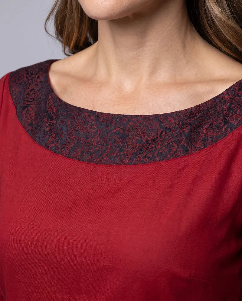 Damen elegantes historisches Kleid mit langen Ä sleeves und Spitzenakzenten Nord Taschen