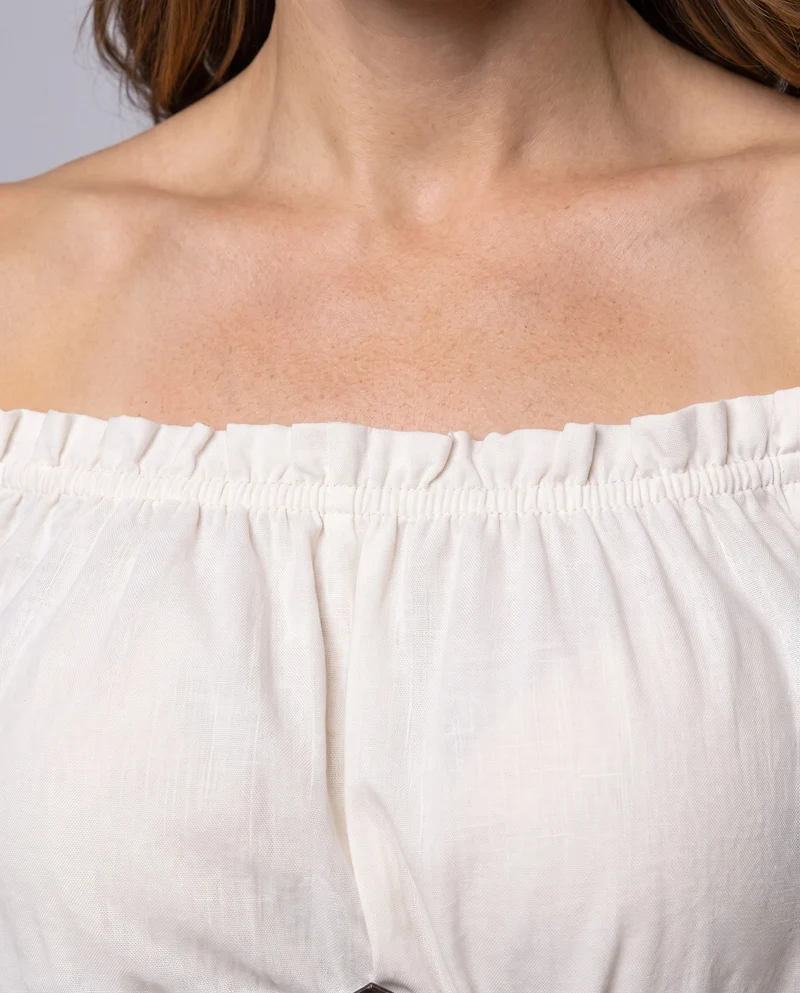 Damen Elegantes Kleid mit asymmetrischem Schnitt und voluminöser Rock Nord Taschen