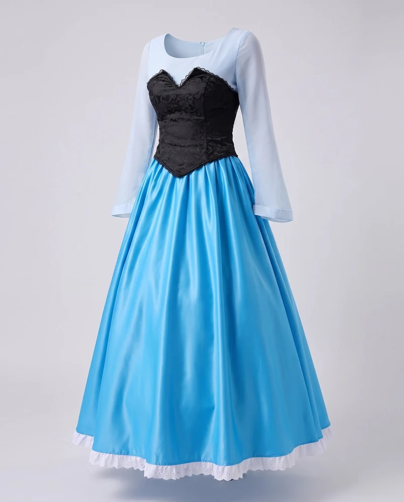 Damen Elegantes Prinzessinnenkostüm mit schimmerndem Rock und romantischen Ärmeln Nord Taschen