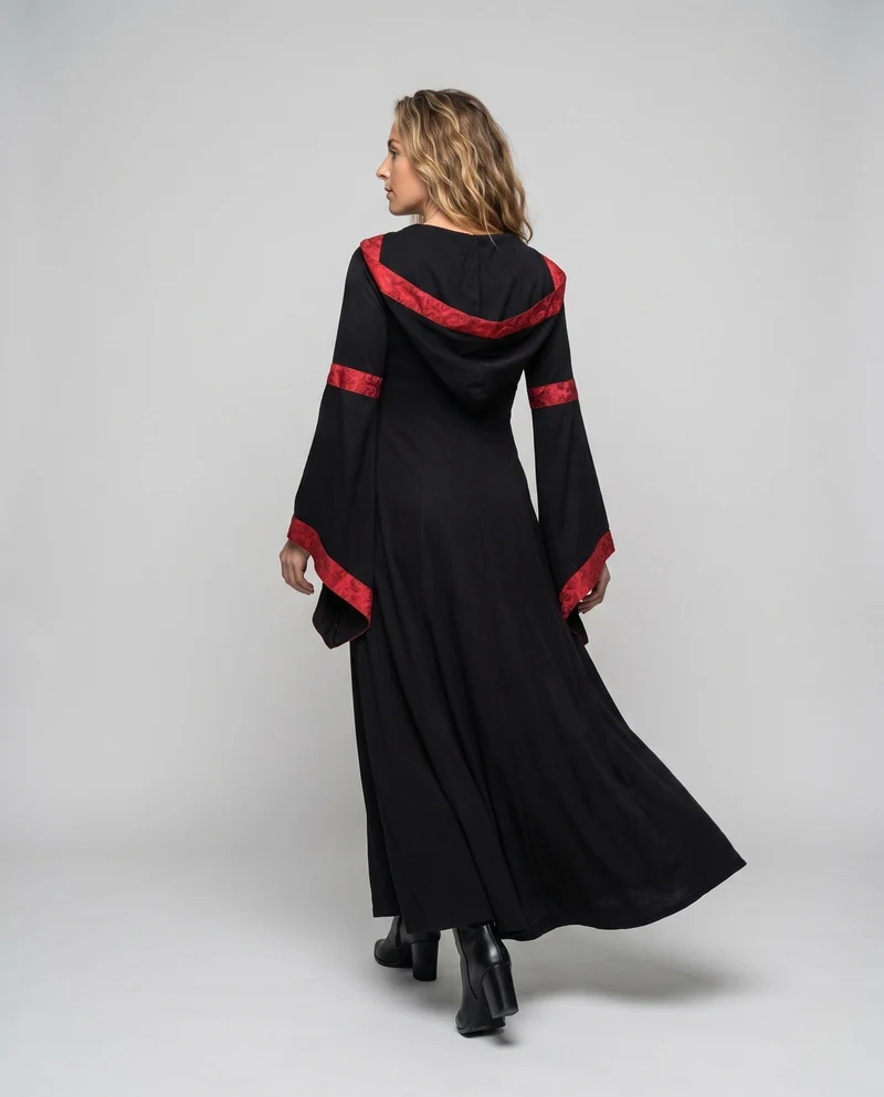 Historisches Kostümkleid für Damen mit elegantem Schnürdesign und voluminösen Ärmeln Nord Taschen