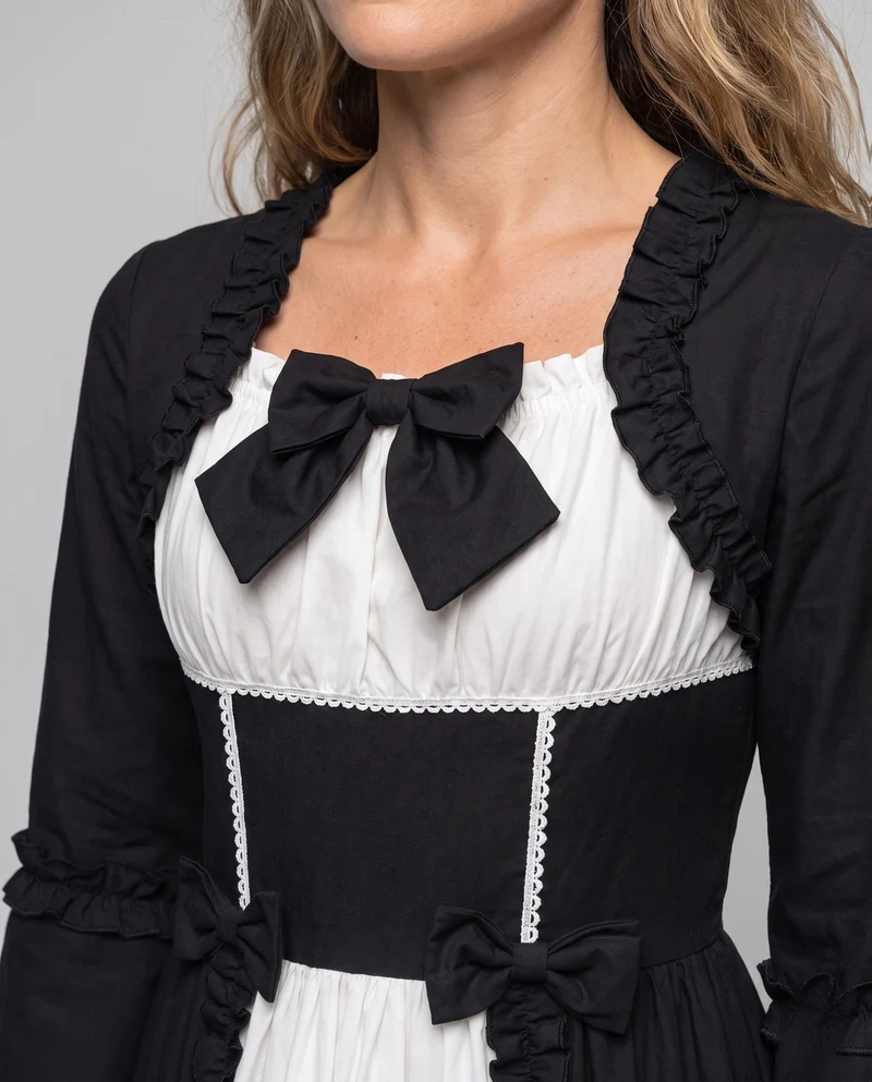 Damen Märchen Ballkleid mit voluminösen Rüschen Nord Taschen