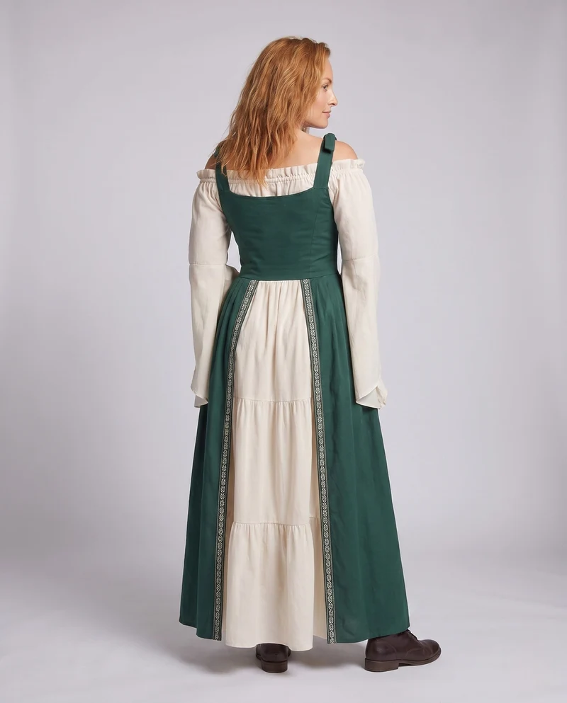 Damen Mittelalterkostüm mit elegantem Schnitt und historischen Akzenten Nord Taschen