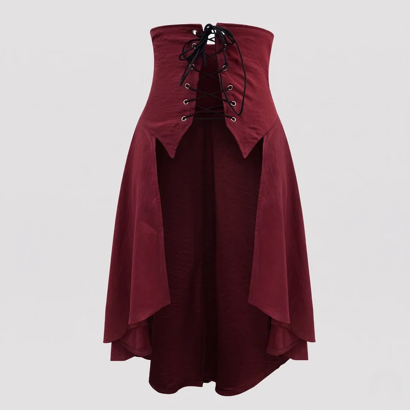 Damen Off-Shoulder Kleid mit Trompetenärmeln Nord Taschen