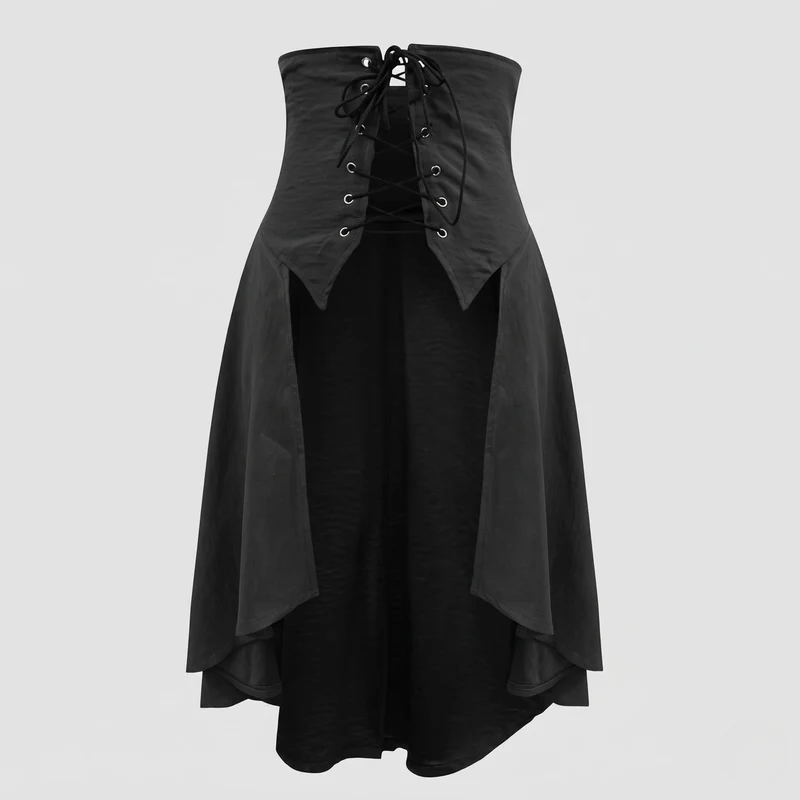 Damen Off-Shoulder Kleid mit Trompetenärmeln Nord Taschen