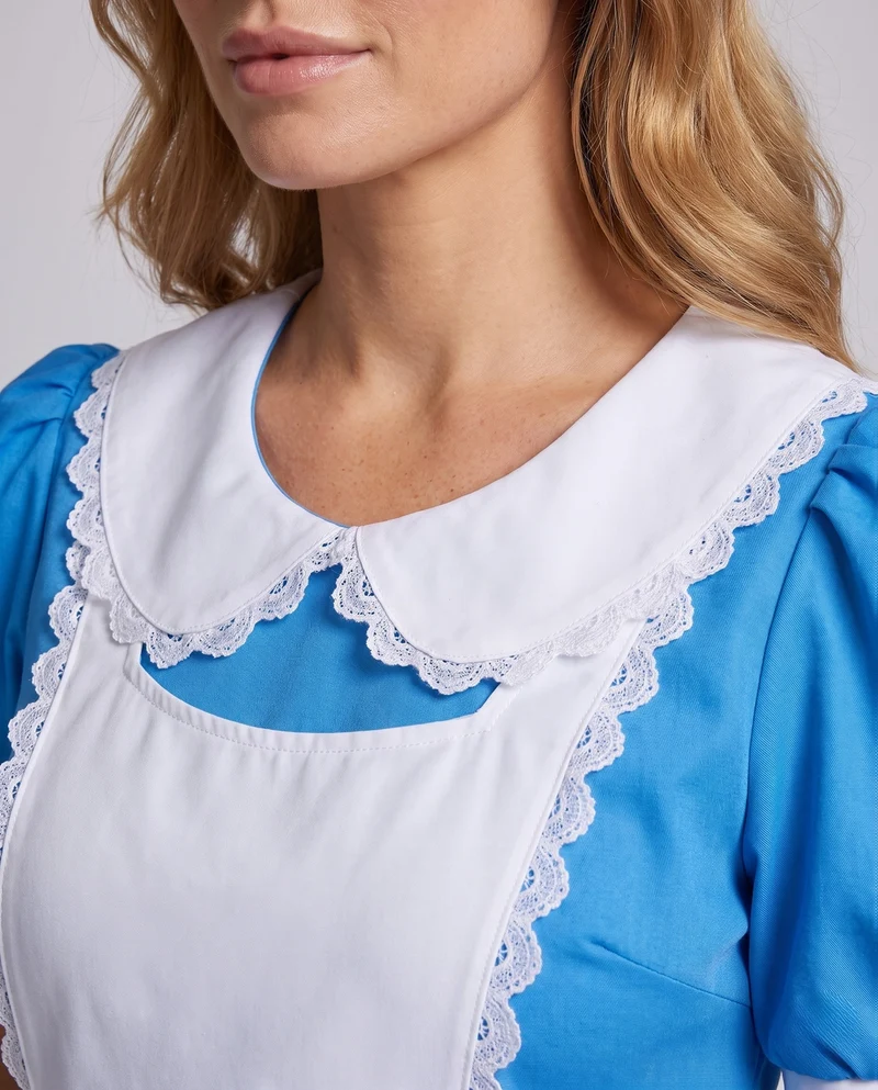 Damenkostüm im Alice im Wunderland-Stil mit Rüschen und Schürze Nord Taschen