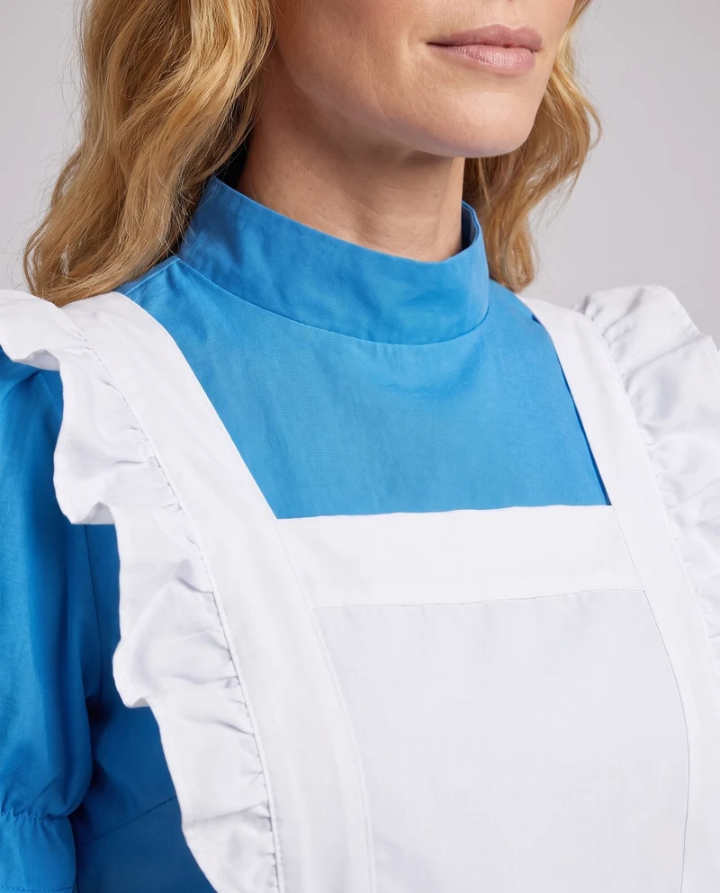 Damen Bezauberndes Alice Kostüm mit Generösem Rock und Rüschendetails Nord Taschen