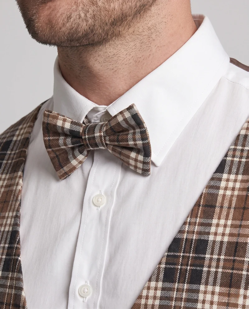 Herren Detektiv Kostüm mit elegantem Weste, Hut und Zubehör Nord Taschen