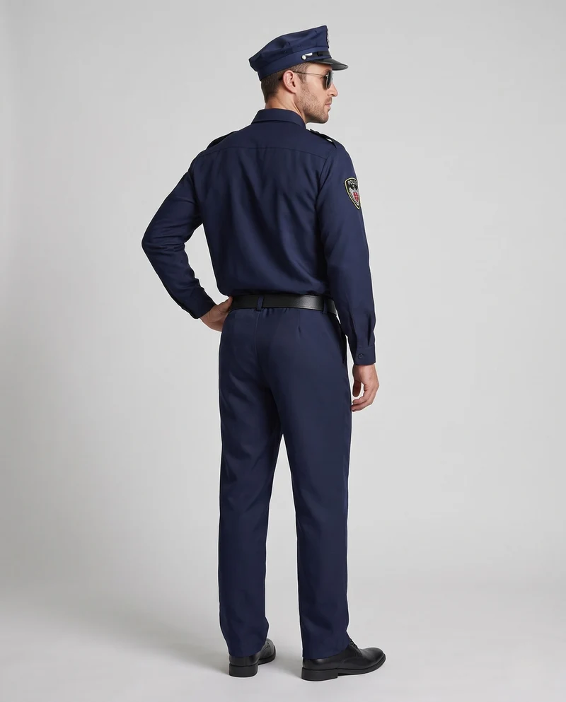 Herren-Polizeiuniform mit authentischen Details und hochwertigem Material Nord Taschen