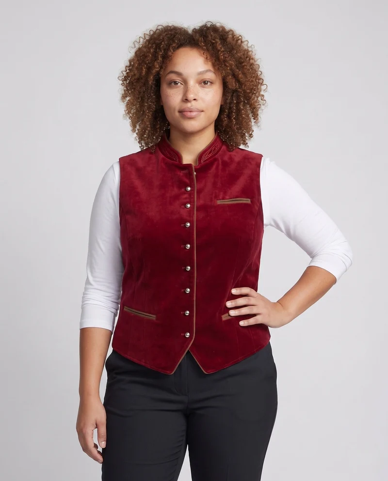 Damen Elegante Steppweste Nord Taschen