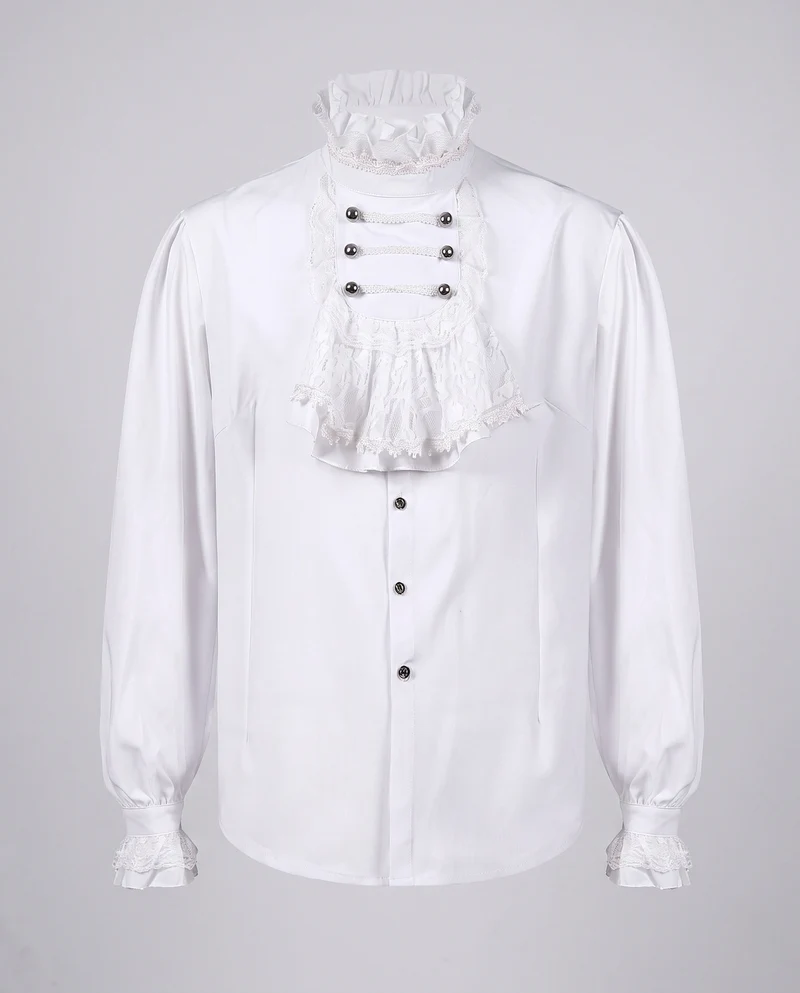 Damen Elegante Rüschenshirt mit hochwertiger Spitze und maßgeschneidertem Schnitt Nord Taschen