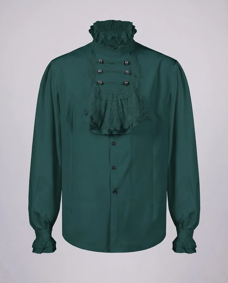 Damen Elegante Rüschenshirt mit hochwertiger Spitze und maßgeschneidertem Schnitt Nord Taschen