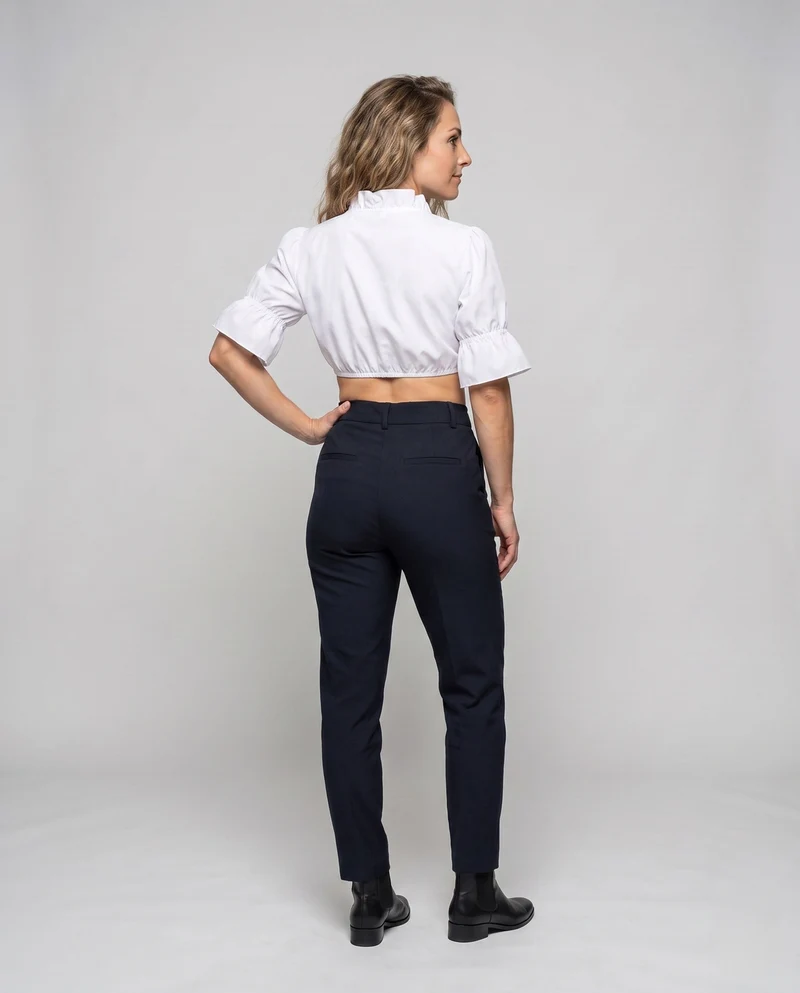 Damen elegante Spitzenbluse Nord Taschen