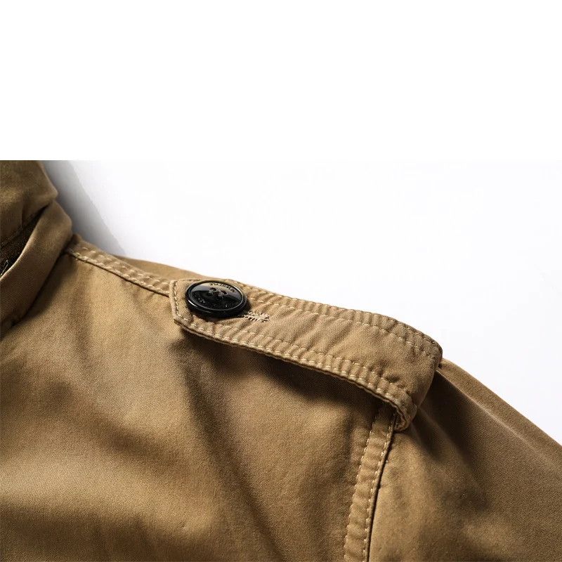 Herren Canvas-Parka mit gesteppter Thermofütterung, Kunstfell-Innenfutter und Kapuze Nord Taschen
