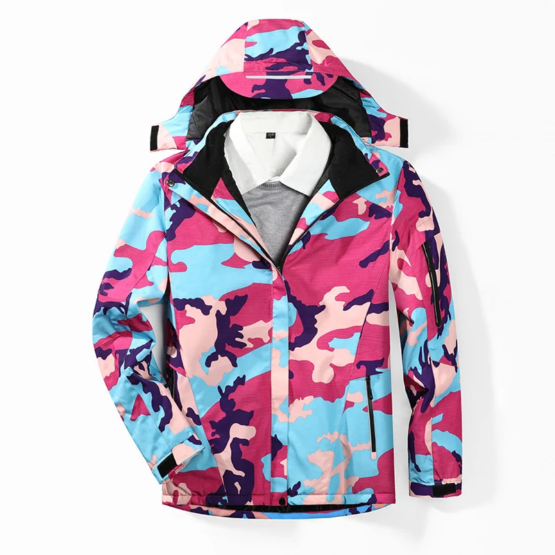 Herren Camouflage-Softshelljacke mit abnehmbarer Kapuze und atmungsaktivem Innenfutter Nord Taschen