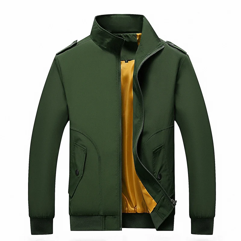 Herren Bomberjacke im Aviator-Microfiber-Look mit Ärmeltasche und gerippten Abschlüssen Nord Taschen