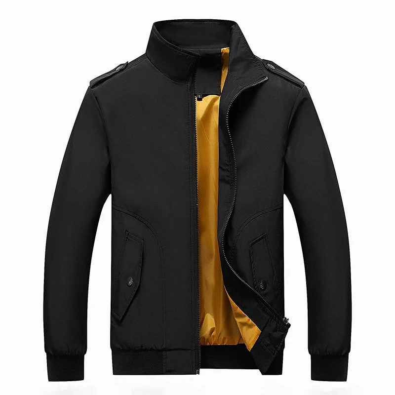 Herren Bomberjacke im Aviator-Microfiber-Look mit Ärmeltasche und gerippten Abschlüssen Nord Taschen