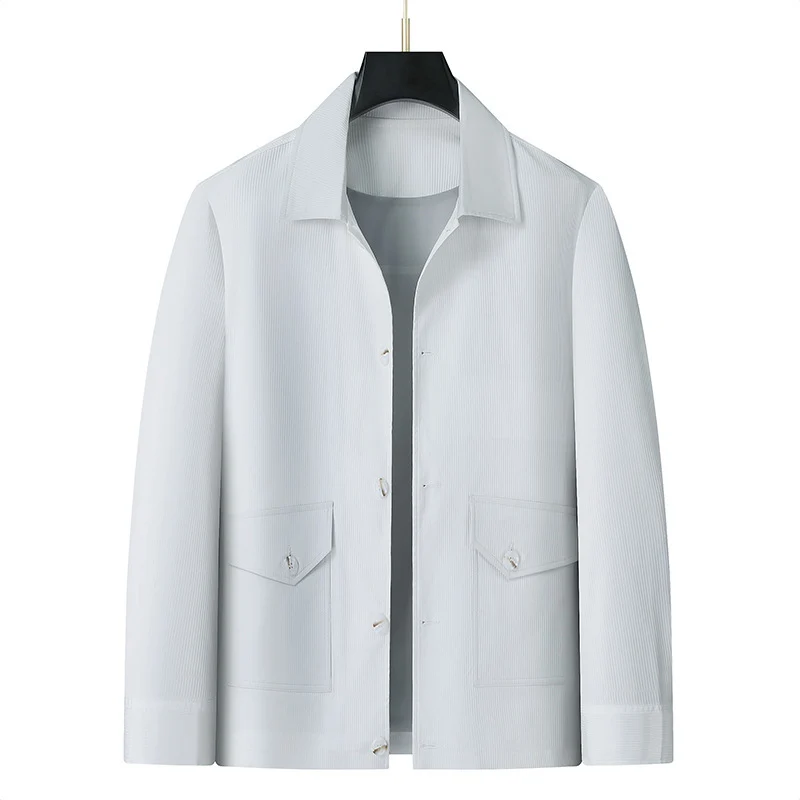 Herren Übergangsjacke im minimalistischen Worker-Stil mit Pattentaschen Nord Taschen