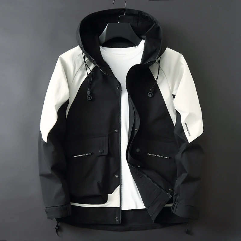 Herren Technische Softshell-Parka mit Kapuze, wasserabweisend und funktionalen Utility-Taschen Nord Taschen