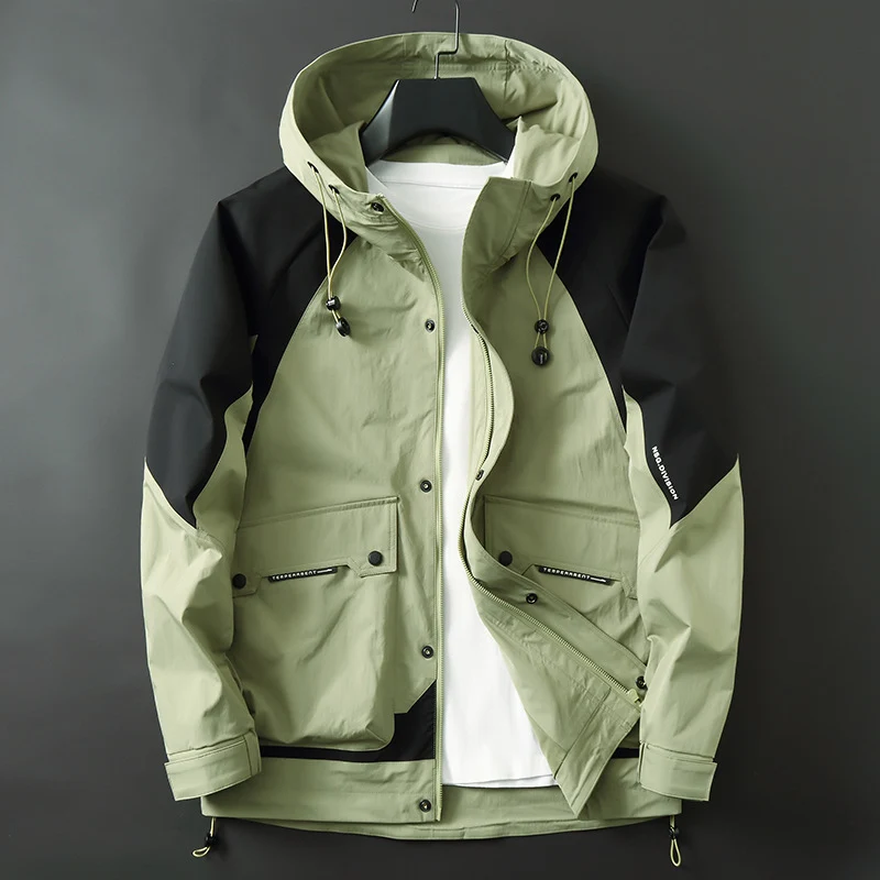 Herren Technische Softshell-Parka mit Kapuze, wasserabweisend und funktionalen Utility-Taschen Nord Taschen