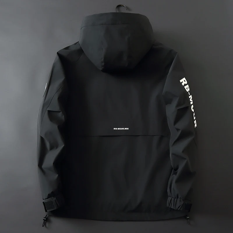 Herren Softshell-Parka mit Kapuze, winddichter und wasserabweisender Membran sowie Logo-Applikationen Nord Taschen