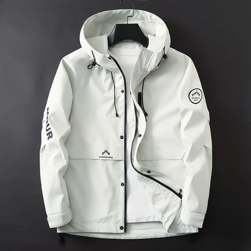 Herren Softshell-Parka mit Kapuze, winddichter und wasserabweisender Membran sowie Logo-Applikationen Nord Taschen