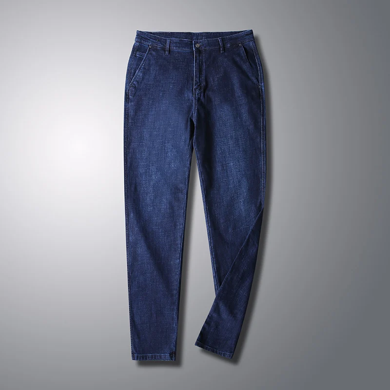Herren Schmal geschnittene Denim-Chino mit Stretch, tapered Bein und klassischer Five-Pocket-Optik Nord Taschen