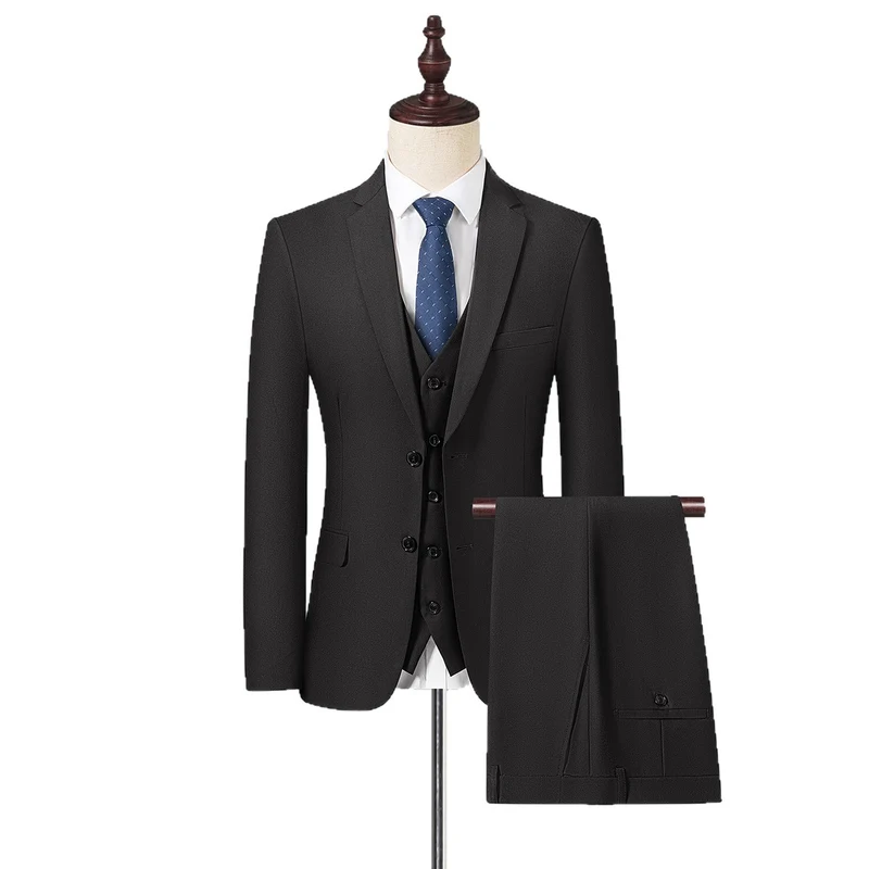 Herren Schlankes Einreihiges Business-Sakko mit Zwei-Knopf-Silhouette Nord Taschen