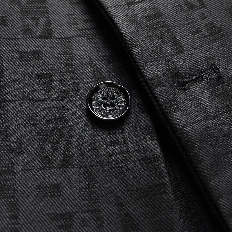 Herren Sakko mit dezenter Jacquardstruktur und ungefütterter Innenverarbeitung Nord Taschen