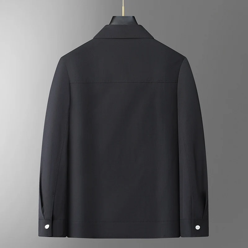 Herren Leichte Worker-Overshirt aus wasserabweisender Mikrofaser mit Druckknopf-Leiste und aufgesetzten Brusttaschen Nord Taschen