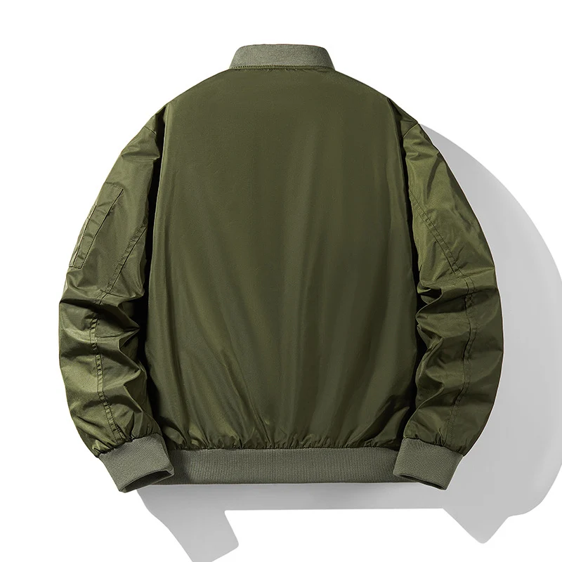 Herren Aviator-Bomberjacke mit Thermo‑Wattierung, Ärmeltasche und gerippten Abschlüssen Nord Taschen