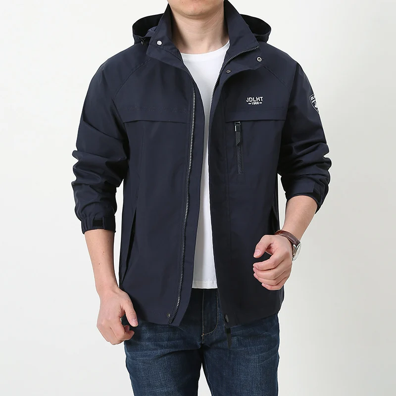 Herren Atmungsaktive Übergangs-Softshelljacke im Field‑Stil mit verdeckter Kapuze und Reißverschluss‑Brusttasche Nord Taschen