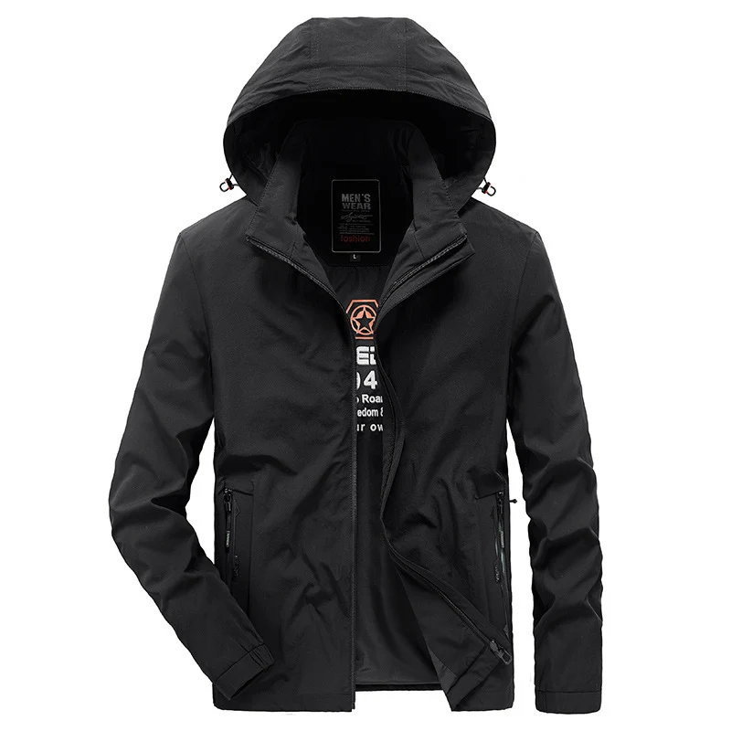 Herren Atmungsaktive Softshelljacke mit verstellbarer Kapuze und verdecktem zweiwegigen Reißverschluss Nord Taschen