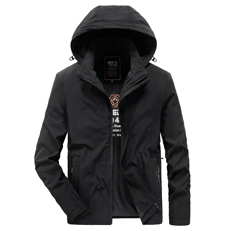 Herren Atmungsaktive Softshelljacke mit verstellbarer Kapuze und verdecktem zweiwegigen Reißverschluss Nord Taschen