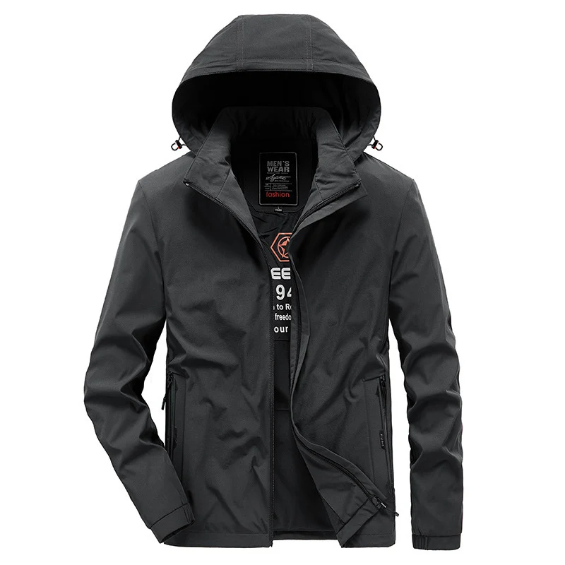 Herren Atmungsaktive Softshelljacke mit verstellbarer Kapuze und verdecktem zweiwegigen Reißverschluss Nord Taschen