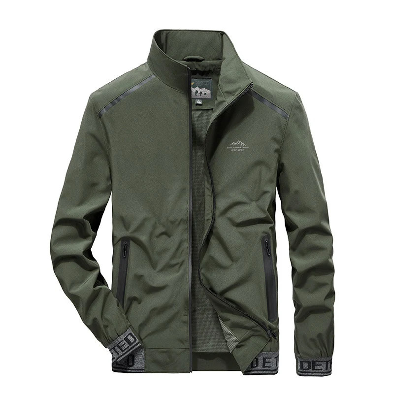 Herren Atmungsaktive Softshell Outdoorjacke mit Reflexdetails, Reißverschlusstaschen und Stehkragen Nord Taschen