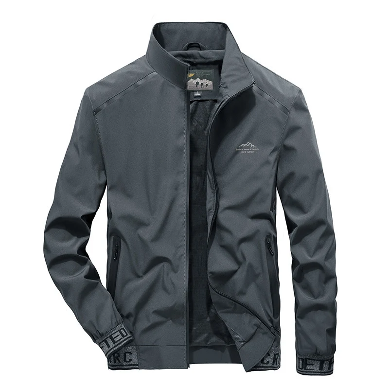 Herren Atmungsaktive Softshell Outdoorjacke mit Reflexdetails, Reißverschlusstaschen und Stehkragen Nord Taschen
