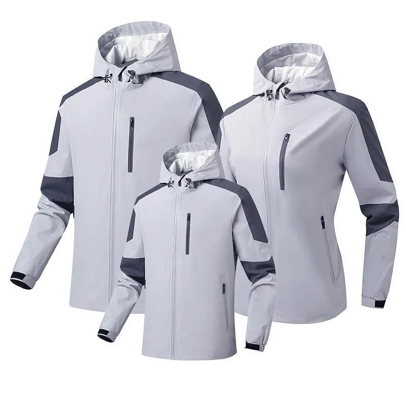 Herren Atmungsaktive Softshell‑Hardshell‑Hybridjacke mit Kapuze und wasserdichten Reißverschlusstaschen Nord Taschen