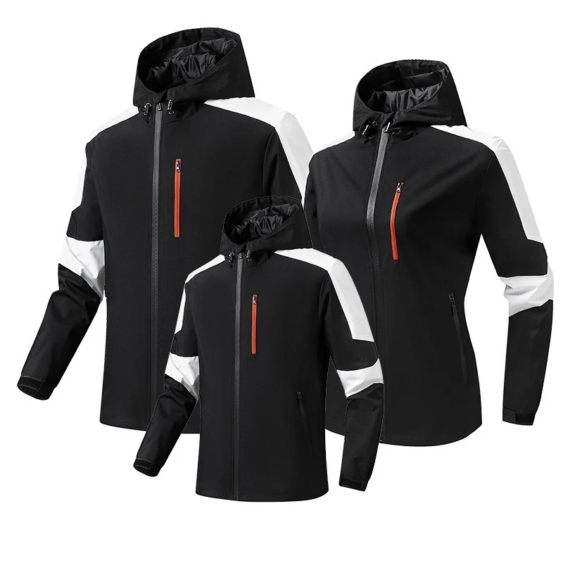 Herren Atmungsaktive Softshell‑Hardshell‑Hybridjacke mit Kapuze und wasserdichten Reißverschlusstaschen Nord Taschen