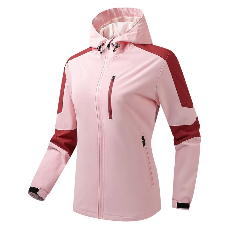 Herren Atmungsaktive Softshell‑Hardshell‑Hybridjacke mit Kapuze und wasserdichten Reißverschlusstaschen Nord Taschen