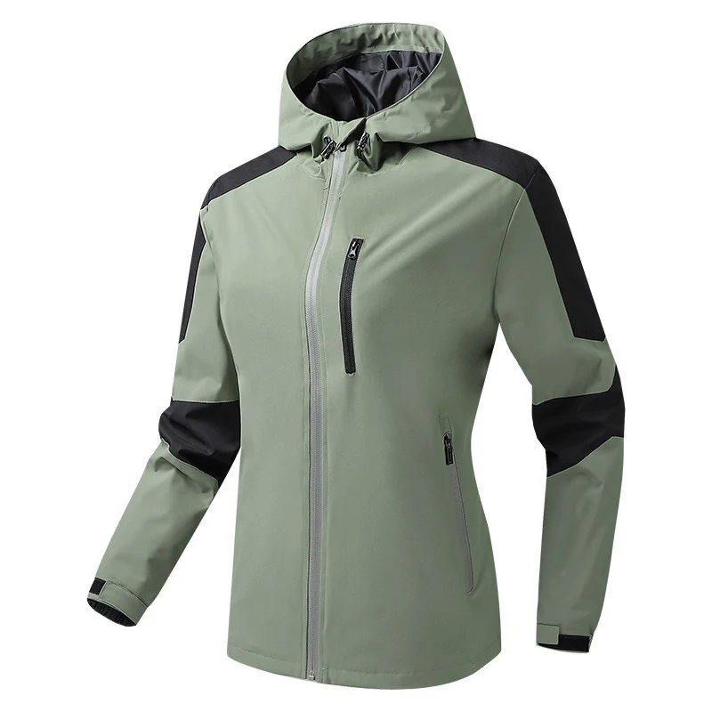 Herren Atmungsaktive Softshell‑Hardshell‑Hybridjacke mit Kapuze und wasserdichten Reißverschlusstaschen Nord Taschen