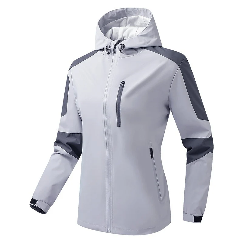 Herren Atmungsaktive Softshell‑Hardshell‑Hybridjacke mit Kapuze und wasserdichten Reißverschlusstaschen Nord Taschen